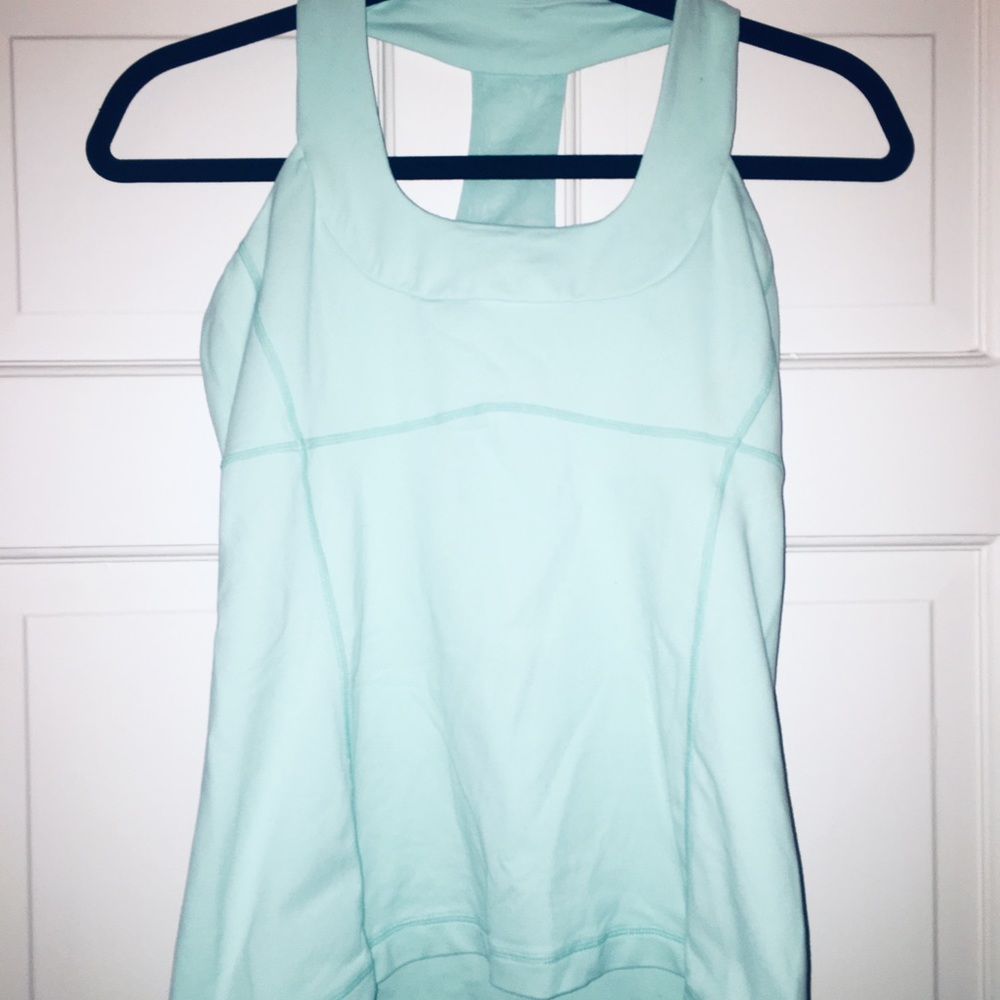 Lululemon seafoam green tank